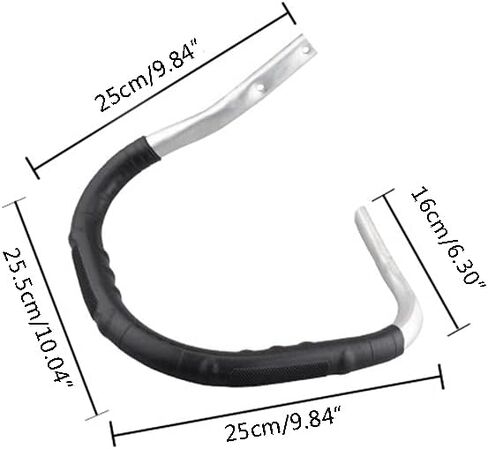 Black Chain Handle 52/58 Logging Aluminum Handle Handle European 1.2 Chainsaw Parts Power Tools Front Handlebars in Kuwait