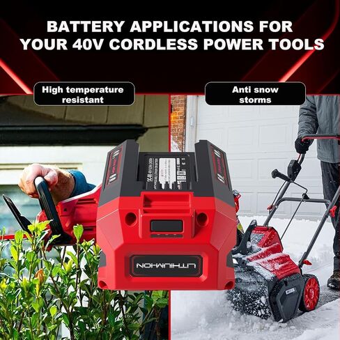 Battery Replacement Compatible with SKIL 40V Battery BL0460C-11, BL4713C-11, Compatible with SKIL PWR CORE 40 Tools and SC5364-00, SC5376C-00 Charger 6000mAh in Kuwait