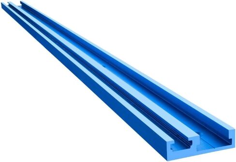 Rockler Dual Track, 36'' - Aluminum T Track and T Slot Rail for Woodworking Router Tables, Fences, Jigs - Hold Downs and Miter Gauge Applications. in Kuwait