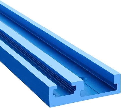 Rockler Dual Track, 36'' - Aluminum T Track and T Slot Rail for Woodworking Router Tables, Fences, Jigs - Hold Downs and Miter Gauge Applications. in Kuwait