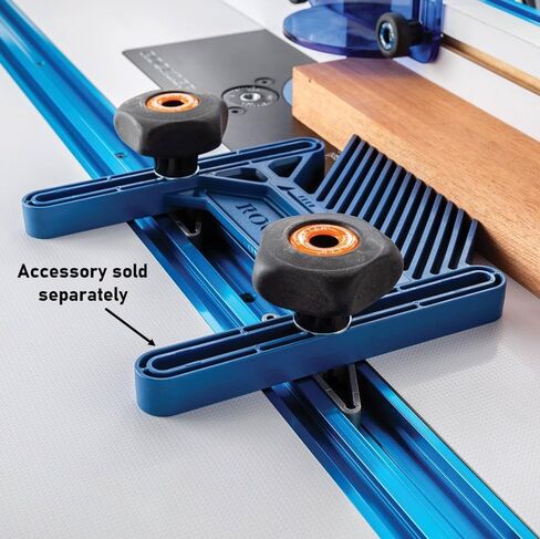 Rockler Dual Track, 36'' - Aluminum T Track and T Slot Rail for Woodworking Router Tables, Fences, Jigs - Hold Downs and Miter Gauge Applications. in Kuwait