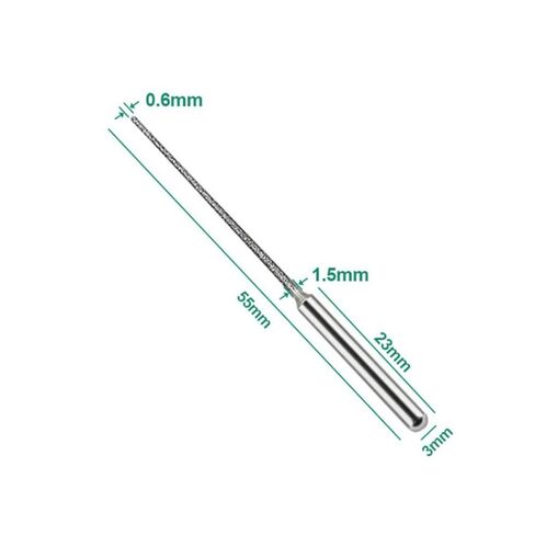 Generic 2pcs 3mm Shank Mini Drill Bit, Diamond Pointed Needle, Engraving Needle, Metal Plating in Kuwait