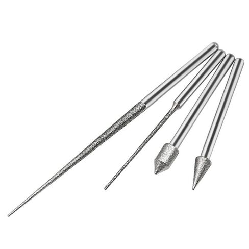 Generic 2pcs 3mm Shank Mini Drill Bit, Diamond Pointed Needle, Engraving Needle, Metal Plating in Kuwait