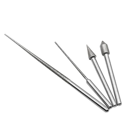 Generic 2pcs 3mm Shank Mini Drill Bit, Diamond Pointed Needle, Engraving Needle, Metal Plating in Kuwait