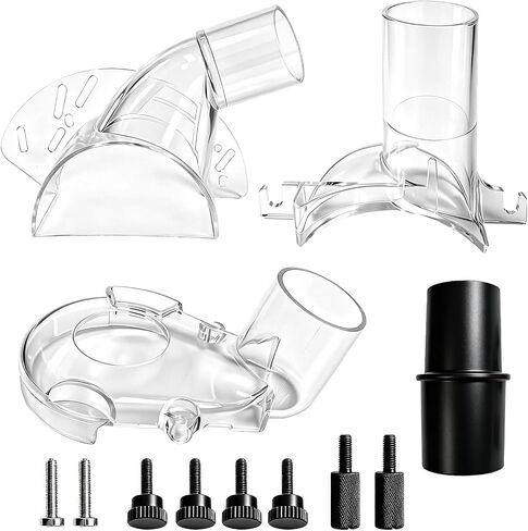 RA1173AT 3-Piece Dust Extraction Hood Kit fit for Bosch 1617 Routers | Fits 35mm, 1-1/4 in and 1-1/2 in hoses; helps collect dust and chips during routing ,for woodworking cabinet making in Kuwait