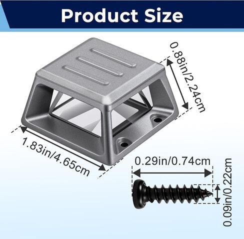 3PCS N456702 Level Window Replacement Compatible with Dewalt DW089LG, DW0811LG, DW0811LR, DW089LR, DCLE34030G-QU, DCLE34030G, DCE089G, DCE0811G, Includes Screws in Kuwait