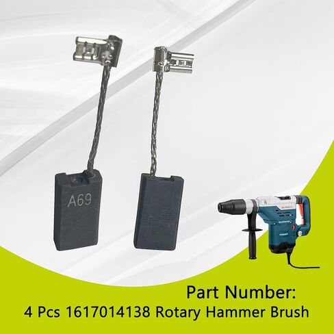 4 Pcs 1617014138 Rotary Hammer Carbon Brush Fit For BS 11240 11247 11388 RH540M RH540S GBH5400 GSH500 GSH5 GSH5C GSH5CE GBH38 GSH388 GBH5-38D GBH7-45DCE GBH5-40DCE in Kuwait