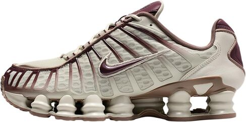 Nike Shox TL Women's Shoes (Light Bone/Mink Brown/Burgundy Crush) Size 7.5 in Kuwait