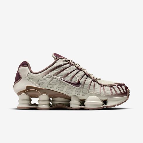 Nike Shox TL Women's Shoes (Light Bone/Mink Brown/Burgundy Crush) Size 7.5 in Kuwait