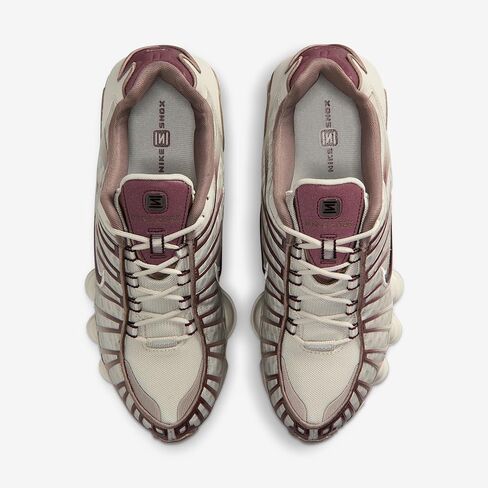 Nike Shox TL Women's Shoes (Light Bone/Mink Brown/Burgundy Crush) Size 7.5 in Kuwait