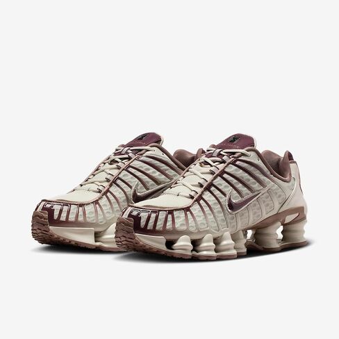 Nike Shox TL Women's Shoes (Light Bone/Mink Brown/Burgundy Crush) Size 7.5 in Kuwait