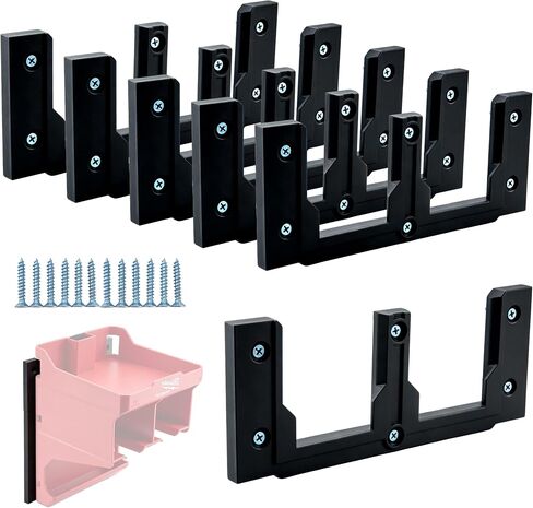6-Pack Modular Mounting Plates Compatible with Milwaukee PACKOUT, Wall Mount Plates Fit for PACKOUT Toolboxes, Organizers & Accessories, Easy-to-Install and Convenient Tool Storage System in Kuwait