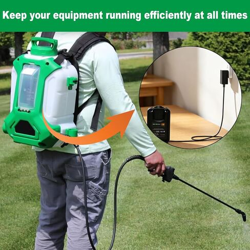 21V Charger for FlowZone Zephyr Flow Compatible with FlowZone 18V / 2.6Ah Backpack Sprayer Battery Packs Power Adapter Cord in Kuwait