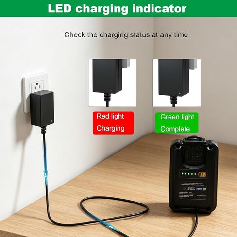 21V Charger for FlowZone Zephyr Flow Compatible with FlowZone 18V / 2.6Ah Backpack Sprayer Battery Packs Power Adapter Cord in Kuwait