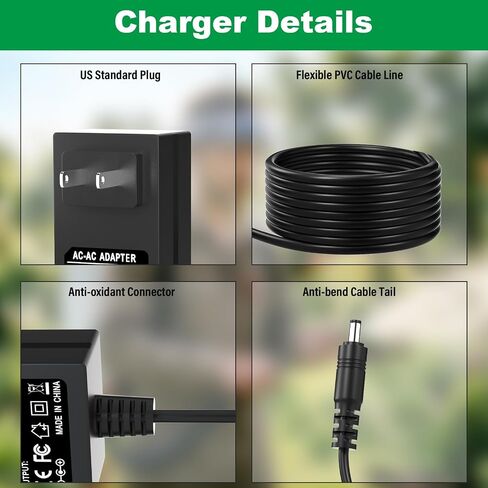 21V Charger for FlowZone Zephyr Flow Compatible with FlowZone 18V / 2.6Ah Backpack Sprayer Battery Packs Power Adapter Cord in Kuwait