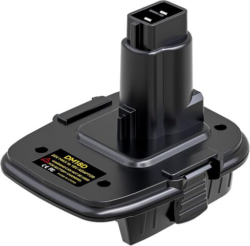 tyrone DM18D Adapter Compatible with Dewalt 18V Tools with USB Port,Battery Adaptor Compatible with Milwaukee 18V Battery in Kuwait