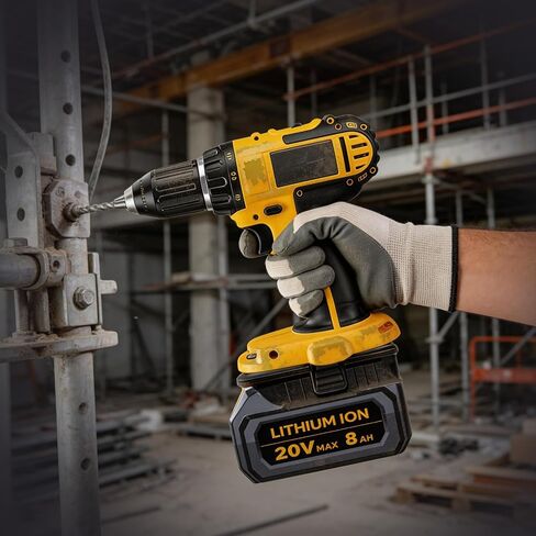tyrone DM18D Adapter Compatible with Dewalt 18V Tools with USB Port,Battery Adaptor Compatible with Milwaukee 18V Battery in Kuwait