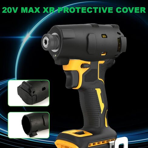 DCF845B Protective Boot for DEWALT 20V MAX XR Impact Driver Rubber Protective Boot for DCF845B 1/4" Impact Driver Accessories Black | Rubber Material in Kuwait