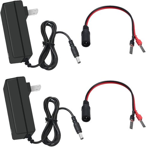 2 PCS Universal 1Amp Power Tool Battery Charger Compatible with Dewalt 20V, Milwaukee M18 18V Lithium-Ion Batteries - Multi-Brand Charger for Power Tools, Activate The Dormant Battery in Kuwait