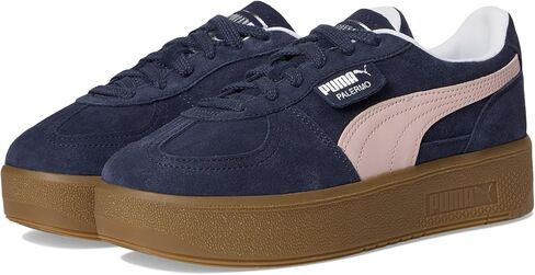 PUMA Womens Palermo Elevata Lace Up Sneakers Shoes Casual - Blue in Kuwait
