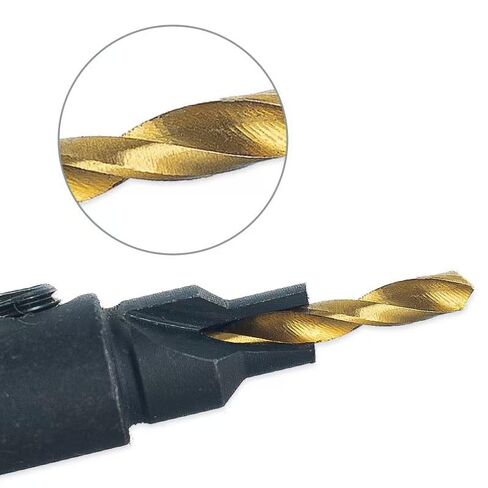 4 PCS Countersink Drill Bit Set, Woodworking Drill Bit, Woodworking Tools, Premium Steel Construction with L-Wrench, Industrial Drilling Accessories for DIY Carpentry and Furniture Making in Kuwait