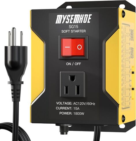 Soft Start Switch SG15 Heavy Duty Universal for Power Tools, Miter Saw, Table Saw, Grooving Machines, Grinder, Planer etc. (120V, 15A Max. 1800W) in Kuwait