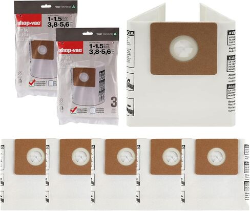 Shop-Vac 90667 1.5-Gallon All Around Collection Bag, 90525 Foam Sleeve Filter Replacements in Kuwait