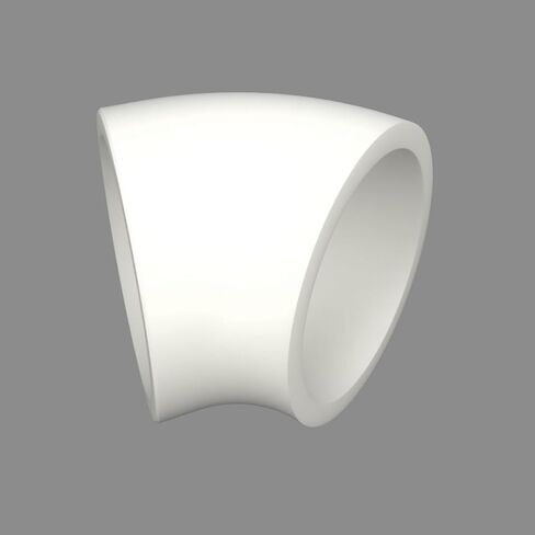 Air Supply Diverter 60 Degree Elbow Spout for SpacePak Unico Register Outlet in Kuwait