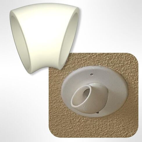 Air Supply Diverter 60 Degree Elbow Spout for SpacePak Unico Register Outlet in Kuwait