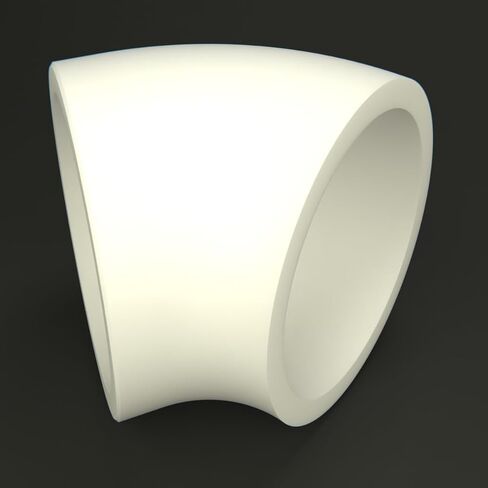 Air Supply Diverter 60 Degree Elbow Spout for SpacePak Unico Register Outlet in Kuwait