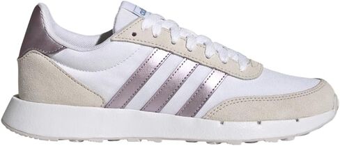 adidas Womens Run 60S 2.0 Lace Up Sneakers Shoes Casual - Beige, Silver, White in Kuwait