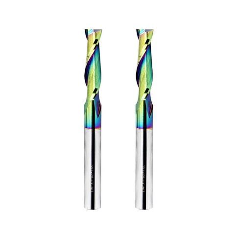 NE12 Upcut Spiral Router Bit 1/4 Inch Shank, 1/4 Cutting Diameter Solid Carbide End Mill with DLC Toating for Wood Mortises and Cutting Dadoes Carving in Kuwait