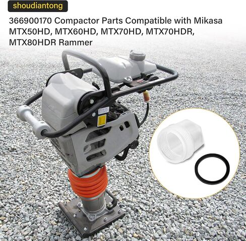 366900170 Compactor Parts Cup Seal Kit for Mikasa Rammer | Compatible with Mikasa MTX50HD, MTX60HD, MTX70HD, MTX70HDR, MTX80HDR Rammer, Maintenance Set with PP Cups & Silicone Rings in Kuwait