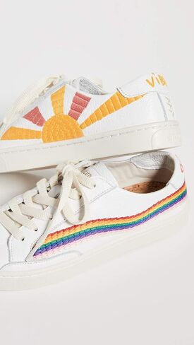 Soludos Rainbow Wave Sneaker White in Kuwait
