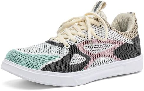 Women's Colorful Knit Sneakers Lightweight Retro Non-Slip Low-Top in Kuwait
