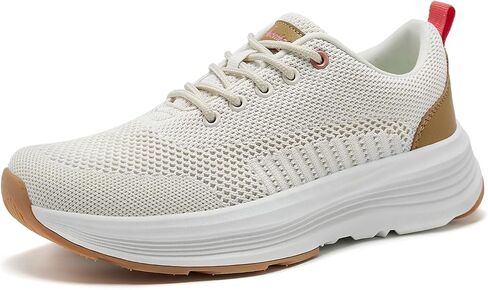 OrthoComfoot Women's Orthopedic Fashion Sneakers: Arch Support Comfortable Walking Shoes for Plantar Fasciitis, Orthotic Casual Running Sports Sneakers for Ankle & Foot Pain Relief in Kuwait