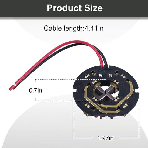 Carbon Brush Holder for Milwaukee 2601-20 2602-20 2650-20 2651-20, 18V Battery Drill Replacement Part, 22-22-1630 in Kuwait