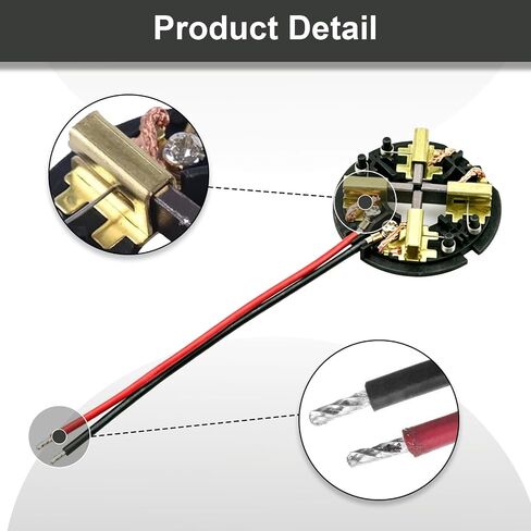 Carbon Brush Holder for Milwaukee 2601-20 2602-20 2650-20 2651-20, 18V Battery Drill Replacement Part, 22-22-1630 in Kuwait