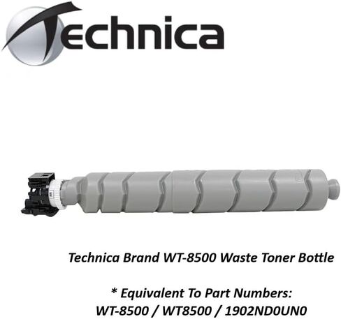 Compatible Replacement WT8500, WT-8500 Waste Toner Bottle Container for Kyocera TaskAlpha 4002 5002 3553 3552 3252 2552 3552 4052 5052 2553 2554 3554 5003 4053 3253 6053 5053 - Technica Brand in Kuwait