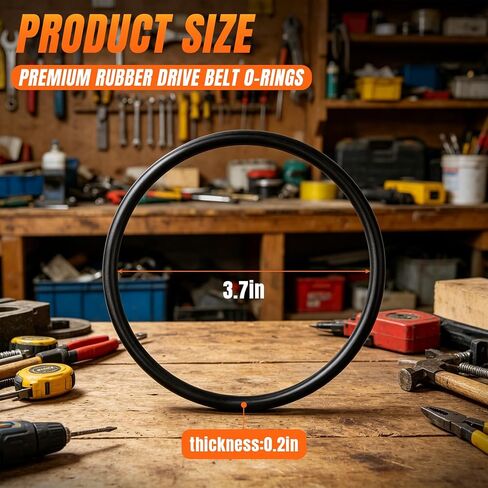 4 Pack Premium Rubber Drive Belt O-Rings | Replacement for Thumler's AR 1,2,6,12 & Model B #401 Rock Tumbler in Kuwait