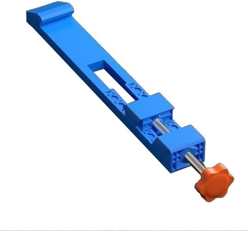 Circular Saw Guide Rail, Adjustable Cutting Machine Base Guide for 4-6 Inch Base for Woodcutting, Electric Circular Saw Milling Positioning Clamp, Cutting Positioning Tool(Blue) in Kuwait