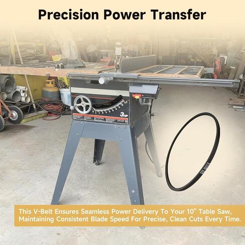 Upgrade V-Belt Table Saw Belt Drive Compatible with Sears Craftsman 10" Belt Drive Table Saws Replace#: STD304410 in Kuwait