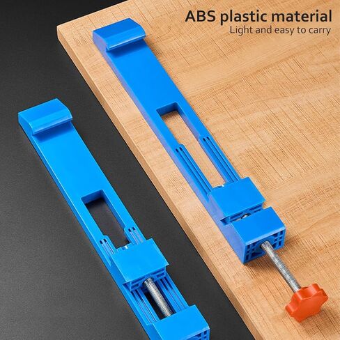 Circular Saw Guide Rail, Adjustable Cutting Machine Base Guide for 4-6 Inch Base for Woodcutting, Electric Circular Saw Milling Positioning Clamp, Cutting Positioning Tool(Blue) in Kuwait