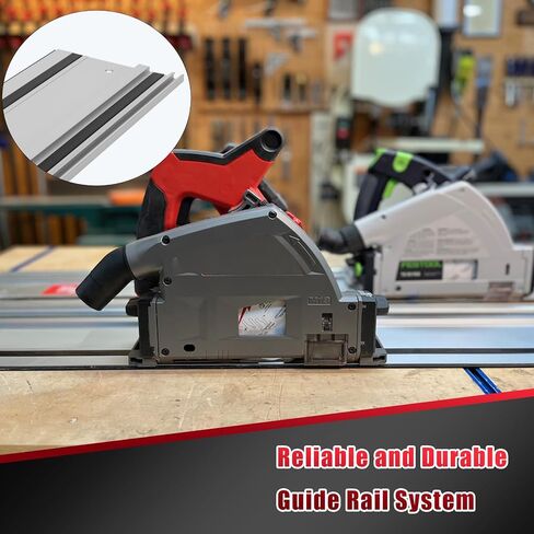 55"*2 Track Saw Guide Rail Compatible with Milwaukee Track Saw With Bag | Replacement for Milwaukee Guide Rail, Perfect Fit for Milwaukee Track Saw and Woodworking Longer Cuts, 2 Year Warranty in Kuwait