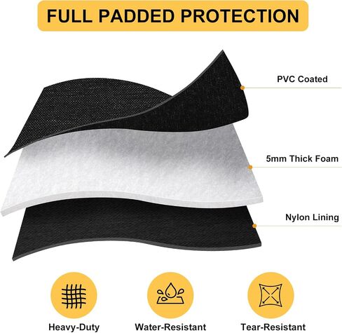 Track Saw Guide Rail Bag,Padded Protective Carrying Case Fits 2 Guide Rails Each Up To 59 Inches,Compatible With Milwaukee/Dewalt/Festool Guide Rails,2 Large Front Accessory Pockets (Bag Only) in Kuwait