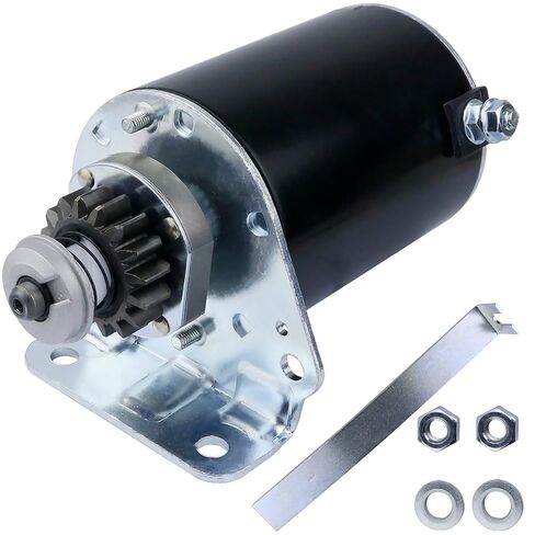 16 Teeth Starter Motor Steel Gear Replacement for Craftsman LT2000 LT1000 YTH2348, for John Deere LA130 LA135 LA140 LA145 LA150 LA155 LA165 LA175, 390838 497595 AM37352 in Kuwait