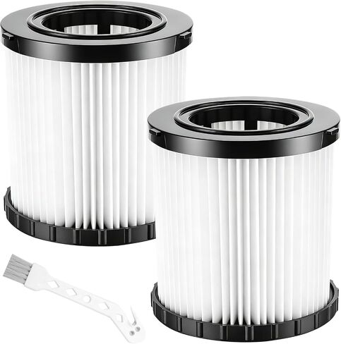 2 Pack DCV581H Replacement Filter for DeWalt DCV580/DCV581H Wet Dry Vacuum, 4.3"x4.5" Washable Reusable Vacuum Filter in Kuwait