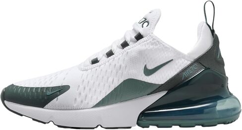 Nike Air Max 270 Women's Shoes (HQ3421-100, White/Bicoastal/Phantom/Vintage Green) Size 5 in Kuwait