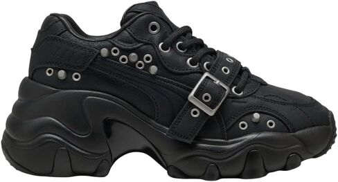 PUMA Womens Pulsar Black Claw Lace Up Sneakers Shoes Casual - Black in Kuwait
