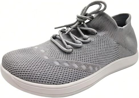 Women's Lightweight Knit Slip-On Sneakers, Breathable Comfort Casual Walking Shoes in Kuwait